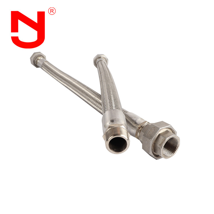 Roestvrij staal Draad gevlochten Flexibel Metalen Slang Unie Type Metalen gevlochten Water Flexibel