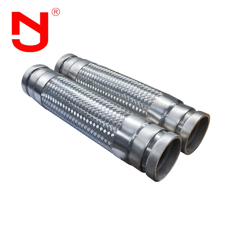 Gegroefd metaal gevlochten connector flexibele metalen roestvrijstalen draad gevlochten gegolfd met golf