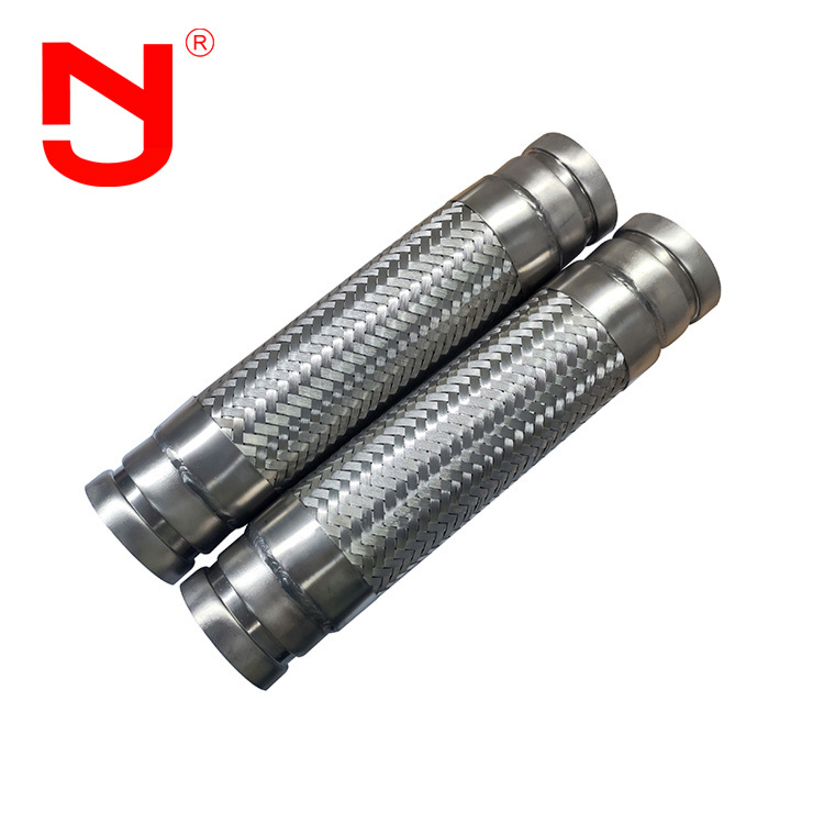 Gegroefd metaal gevlochten connector flexibele metalen roestvrijstalen draad gevlochten gegolfd met golf
