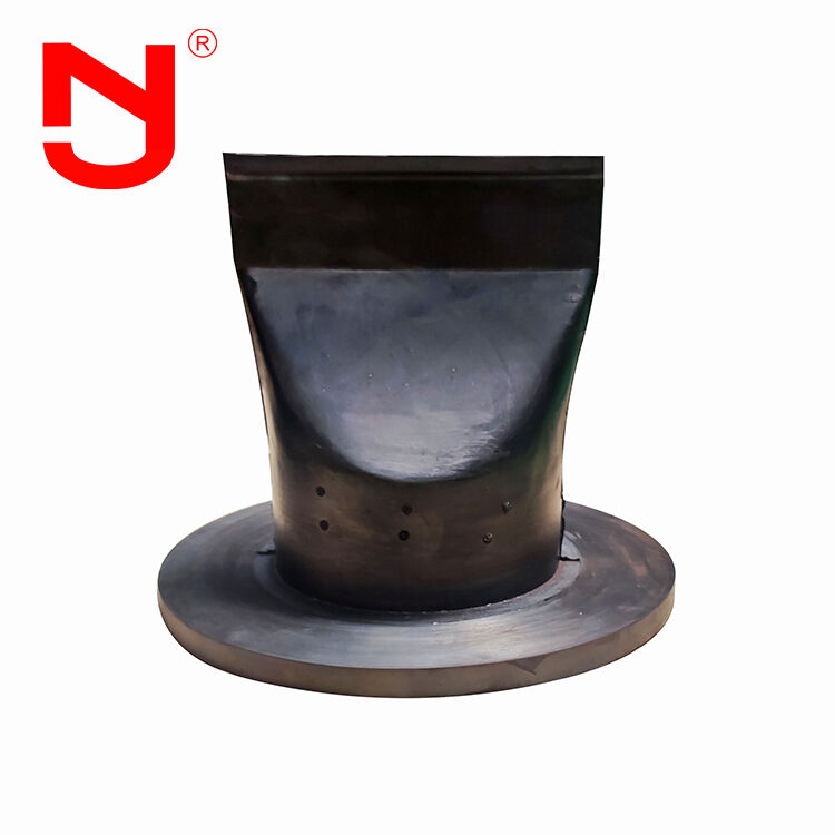 DN500 SS304 Flanktype Afvoer rubber duckbill checkklep met SS316 flens en klem aansluiting