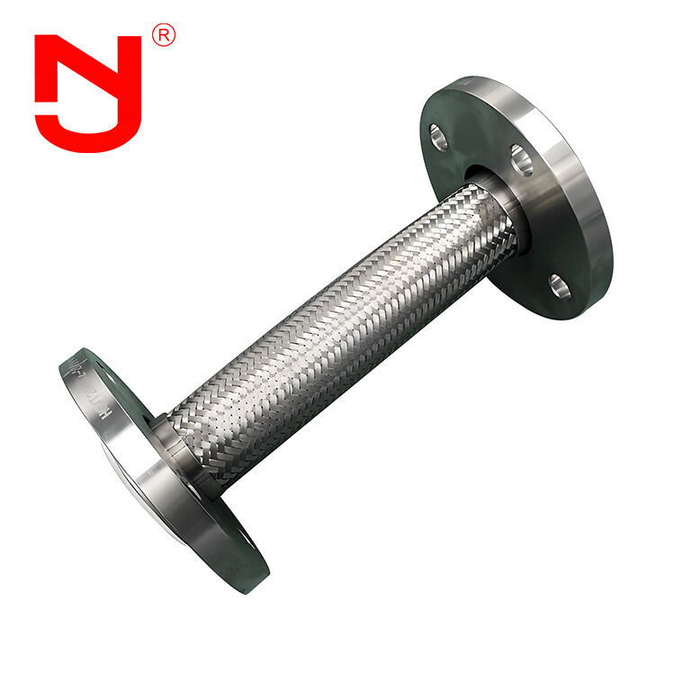 PTFE bekleding roestvrij staaldraad gevlochten gegolfde metalen flexbuis DN8-DN400 voor hoogwaardige vloeistofoverdracht