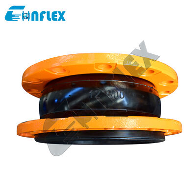 Chemical-Resistant Flanged Rubber Joint: Heavy-Duty PTFE Lined Expansion Bellows for Acid & Alkali Pipelines